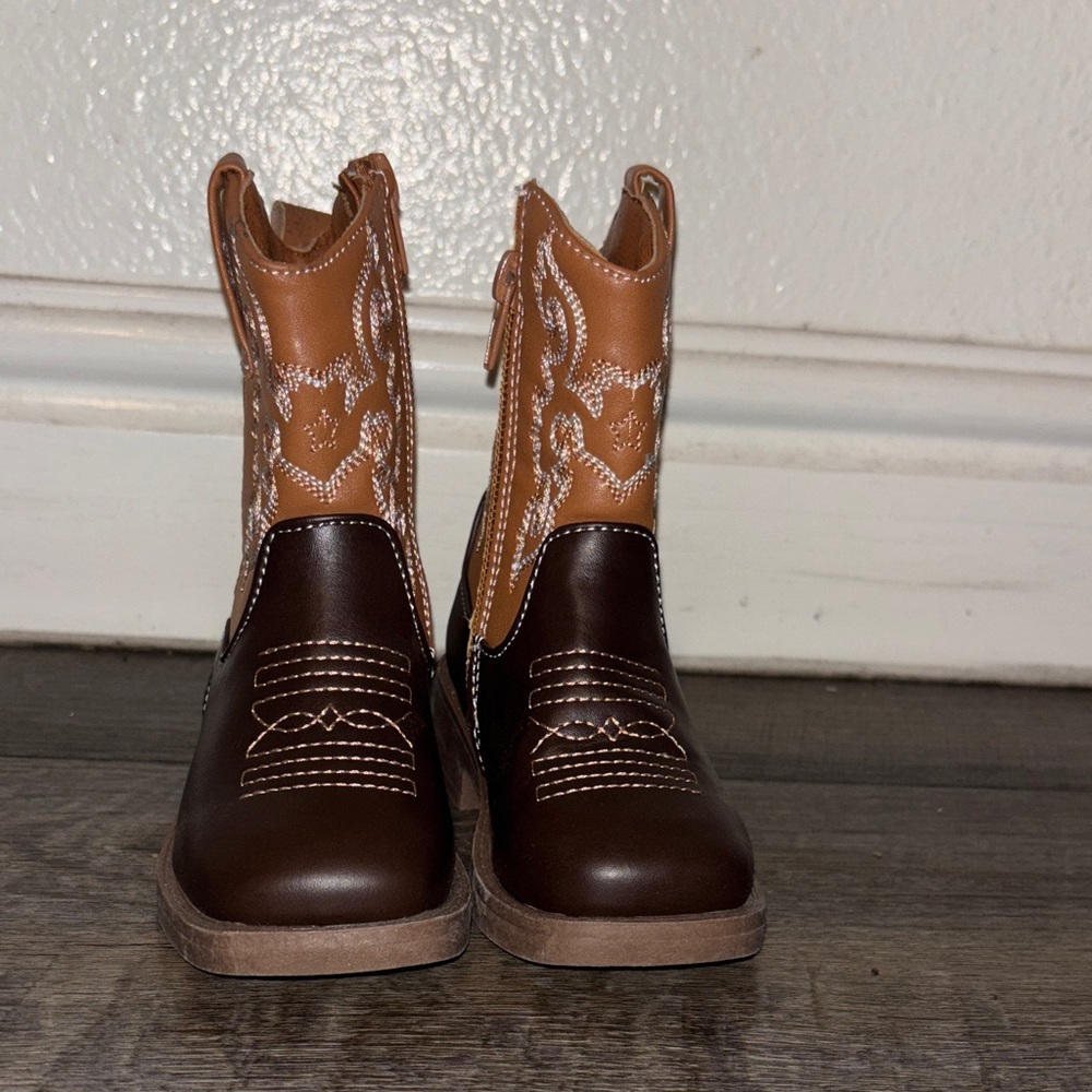 Nordstrom Baby Brown and Tan Boots